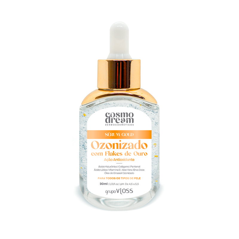 Sérum Facial Gold Ozonizado 30ml - CosmoDream