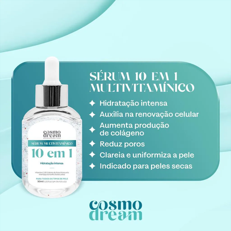 Sérum Facial Multivitamínico 30ml - CosmoDream